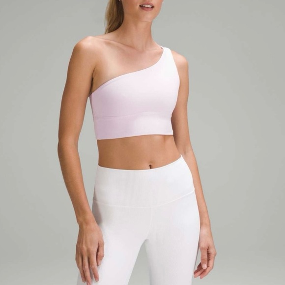 Lululemon Align Asymmetrical Bra – Rare-Meadowsweet Pink – Size 2 - Picture 3 of 8